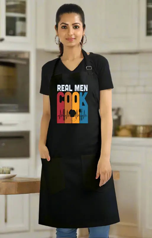 Unisex Apron RealMenCook